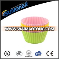 Promotional gift flexible silicone muffin pan microwave safe cake pan